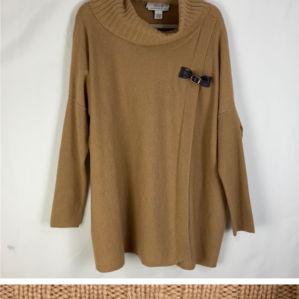 Cashmere Turtleneck Poncho
